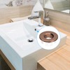 uxcell Sink Trim Overflow Cover, 2Pcs Sink Overflow Rings Bathroom