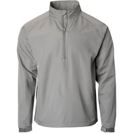 TGW Men's Packable Vapor Golf Rain Shirt Jacket Pullover for Golfing Grey 3Xl