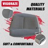 Vigoraze Driver Side Bottom Cloth Replacement Seat Cover Gray Compatible