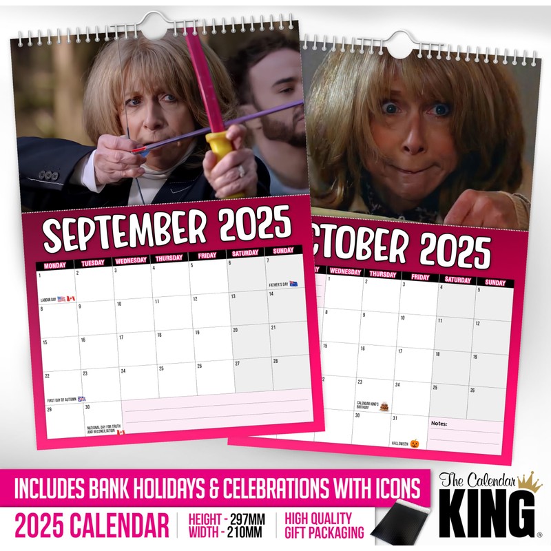 The Calendar King // Gail Platt - 2025 Wall Calendar
