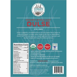 Ocean's Balance, Dulse Whole Leaf Organic, 2 Ounce