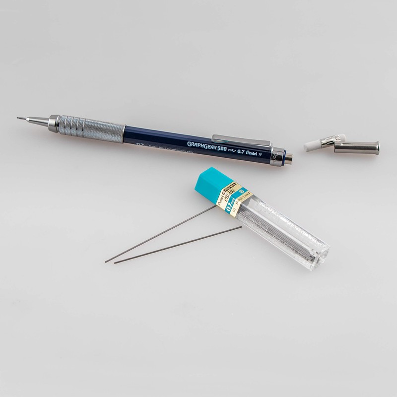 Pentel Drafting Kit with Graph Gear 500 Automatic Drafting Pencil,