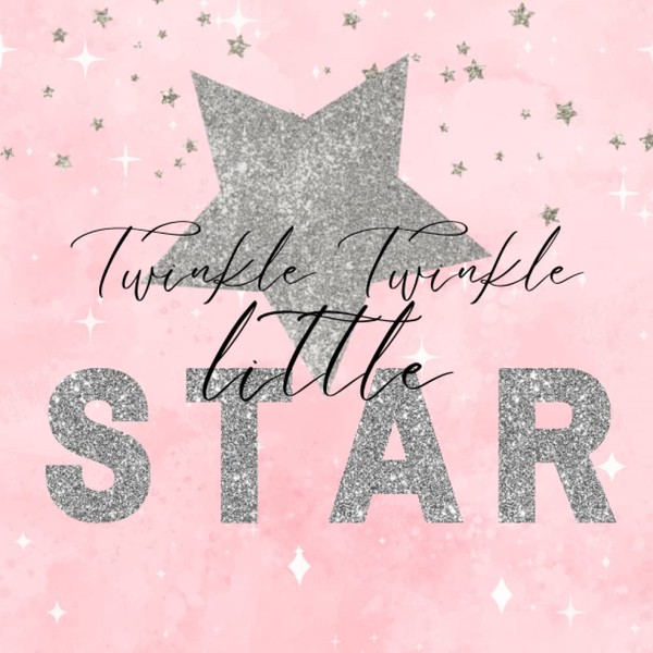 Twinkle Twinkle Little Star: Pink Baby Shower Guest Book Moon