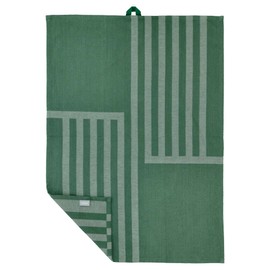 Södahl Pure Linen 100% Linen Tea Towel, 50 x 70 cm, Pack of 2, Pine Green