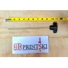 3D PRINTSKI Brass Squib Rod - pistol length -9MM- solid