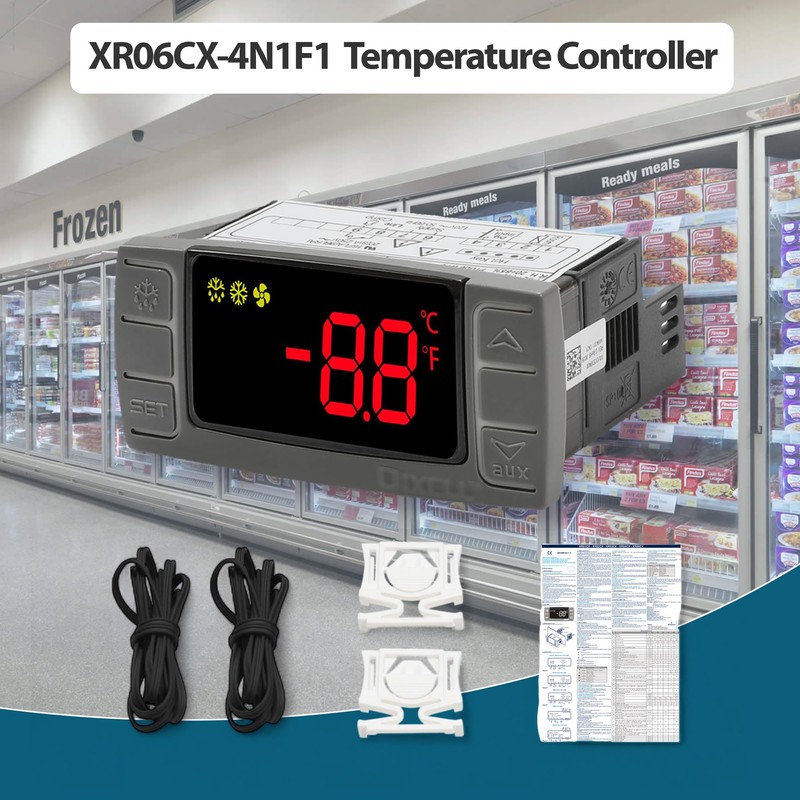 for Dixell XR02CX-4N1F1 Temperature Controller Digital Thermostat Controller with Temperature
