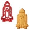 Mighty Gadget Space Shuttle Takeoff Cookie Cutter 4" Tall