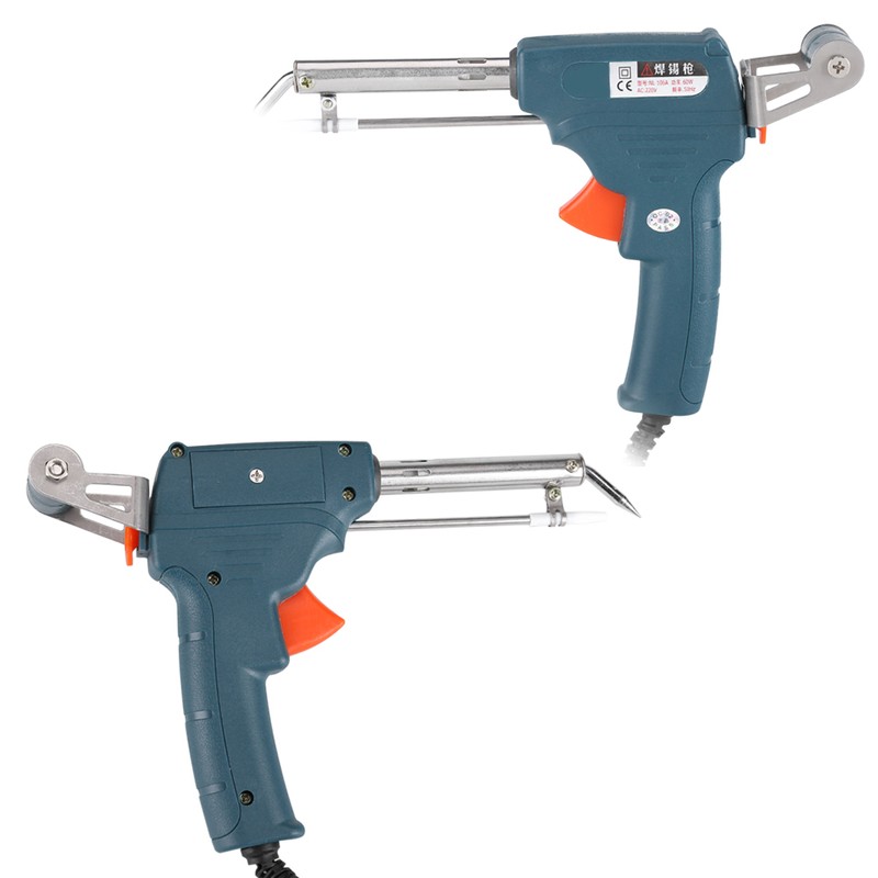 60W Portable Automatic Send Tin Electrical Soldering Iron Gun Welding