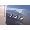 TD SHOP (2pc) Chrome Black 345 Badge Emblem for MOPAR