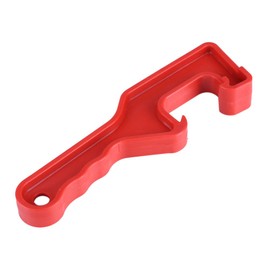 Plastic Bucket Lid Opener, Manual Plastic Paint Can Opener Wrench Home Garage Office Lid Opener Tool(red)