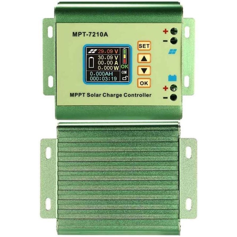 10A Solar Charge Controller Battery Solar Panel MPPT with LCD