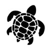 WickedGoodz Die Cut Sea Turtle Decal - Ocean Bumper Sticker