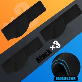 Braylin 3-Pack Ear Warmer Headbands, Winter Ear Muffs Headband for Men Women Kids, in Cold Weather Running Skiing Ear Cover