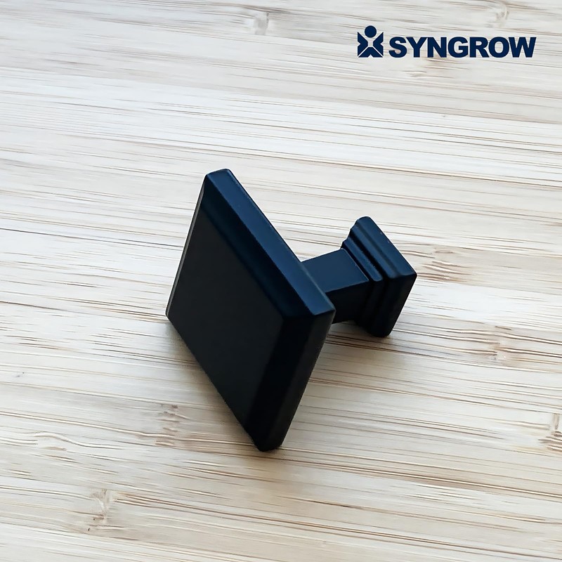 Syngrow 1 Pack Cabinet Pull Knobs Matte Black Kitchen or