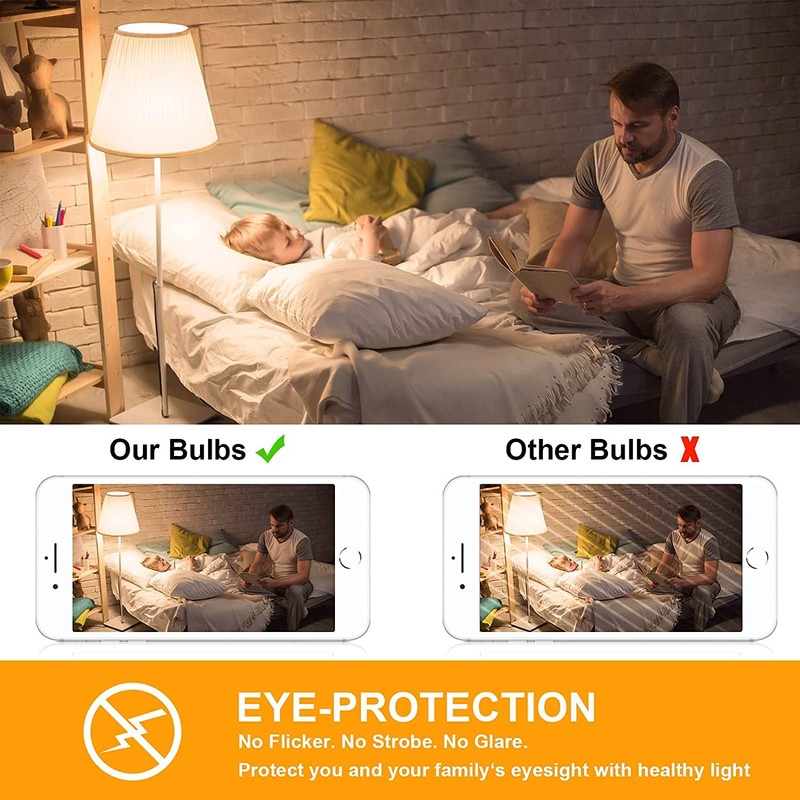 Leools E12 LED Bulb Dimmable 6W Equal Warm White 2700K