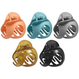 Mecool 5 Pcs Hair Claw Clips for Women Ponytail Holder Headwear Hair styling Accessories for Straight & Curly Hair | Non Slip Hair Claws | Hair Accessories for Women | Claw Clips Set