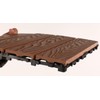 IDZO Wood Plastic Composite Deck Tiles Set of 10, Sustainable