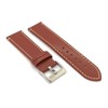 diloy Sporty Flat Watch Strap Made of Smooth Cowhide Leather