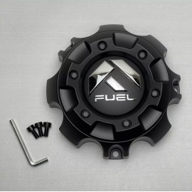 Fuel Matte Black Wheel Center Cap W/Screws 1001-59B