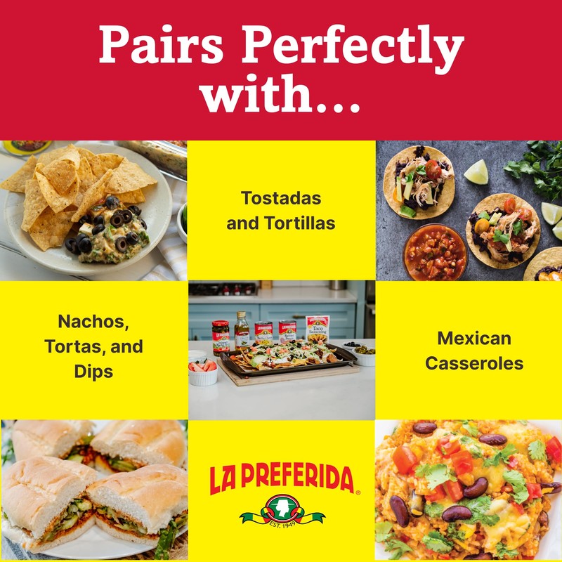 La Preferida Chorizo Refried Beans (Made with Real Pork &