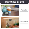 4 Pcs Digital Thermometer Temperature, Fridge Thermometer with External Probe
