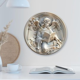 Modern Metal Wall Art | Fairy Sculptures Metal Wall Arts,Wall Sculpture, Farmhouse Front Door Decor, Living Room Wall Decor for Washroom Bathroom