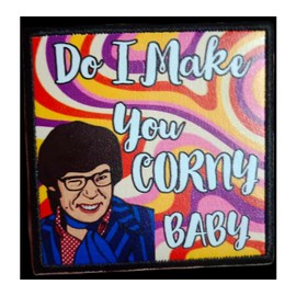 Funny Cornhole Patch DO I Make You Corny Baby Funny Cornhole Patch with Hook Backing You Wont spy Another with This Powers Great Gift for The Player That is a Movie Buff