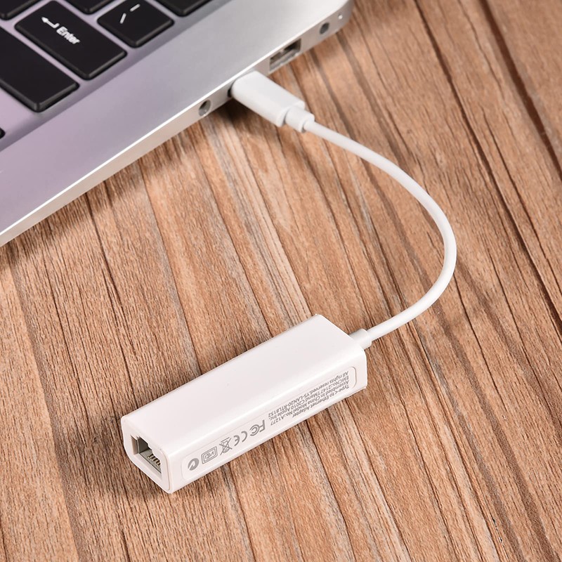 Annadue USB 3.1 Type C to RJ45 Adapter, Plug and