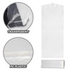 CEEYSEE 20 PCS Plastic Clothes Covers 60x120cm Clear Garment Bags