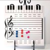 Hopowa Music Whiteboard with Dry Erase Marker and 70 Pieces