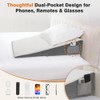 Vekkia 34" Extra-Long Wedge Pillow, Back & Arm Support, Bed