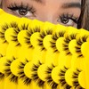 7 Paare Clear Band Falsche Wimpern Katzenauge, Cat-Eye Natürliche Künstliche