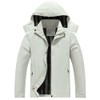 Aagetenar Men's Waterproof Rain Jacket Lightweight Mountain Sports Outdoor Trench