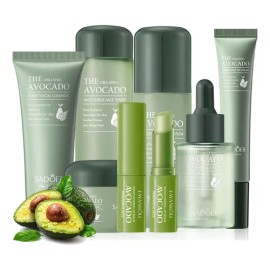 Kit Skincare Aguacate 7pz Tonico Suero Limpiador Balsamo Loc                                                                                          