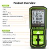 Huepar 330FT Rechargeable Laser Measuring Tool with Angle Sensor, 1/16