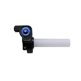 ZSDTRP 7/8" 22mm Twist Throttle Accelerator with Colorful Cable Set for CRF50 CRF70 XR50R XR75 Mini Bike Pit Bike Dirt Bike fit for 4-Stroke Dirt Mini Pocket Bike ATV (Blue)