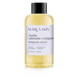 Aceite Calmante y Relajante Prensado en Frío 125 ml  Rosa Mosqueta, Jojoba y Almendra  Lavanda, Manzanilla y Romero                                   