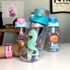 Wnatn Botella De Agua Con Popote Para Niños, 500 Ml