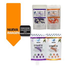 Citrato De Magnesio Y Citrato De Potasio 120 Cáps C/u