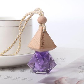 2 x 10ml Auto Duft Lufterfrischer für Männer & Frauen | Autoparfüm Duftbaum Duftclip Diffusor | Innenraum Duftspender gegen Gerüche | Auto Aromatherapie Duftanhänger Hängeflasche (Holzig-Blumig)