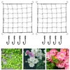 2Pack Elastic Trellis Netting, 80 * 80cm Plant Support Bean