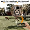 K&F Concept 4K 48MP WiFi Trail Camera, Game Camera with