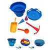 Schildkröt 970244 7-in-1 Sand Toys Set, Innovative Handbag Size, Compact