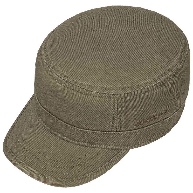 Stetson Gosper Ladies/Mens Army-Style Urban Cap - Cotton Army Cap