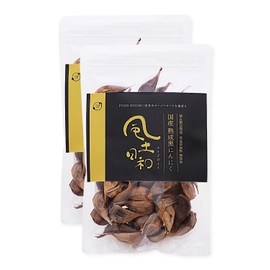 Ogrelife Black Garlic, Aged, Kyushu, No Additives, Produced in Miyazaki Prefecture, Selected Seeds, 7.1 oz (200 g) (100 g x 2 Bags)