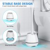 Toilet Brush 2 Pack, Toilet Bowl Brush with Ventilated Holder