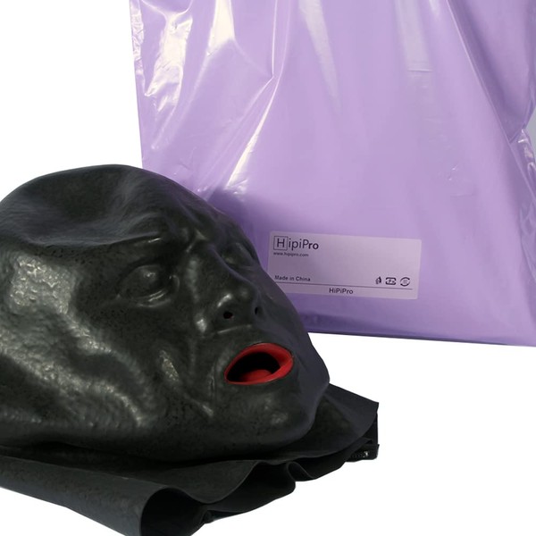 Hipipro Latex Adult Fake Face Mask, Full Mask with Gag and Nose Plug