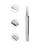 Curved tweezers for sebum removal, pimple and blackhead removal tweezers / 피지 제거 커브형 핀셋 뾰루지 블랙헤드 제거 족집게