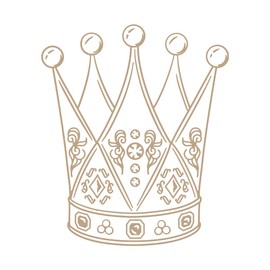 Spellbinders JDGL-006 Crowned Royalty from Artomology by Jane Davenport Glimmer Hot Foil Plate Teal