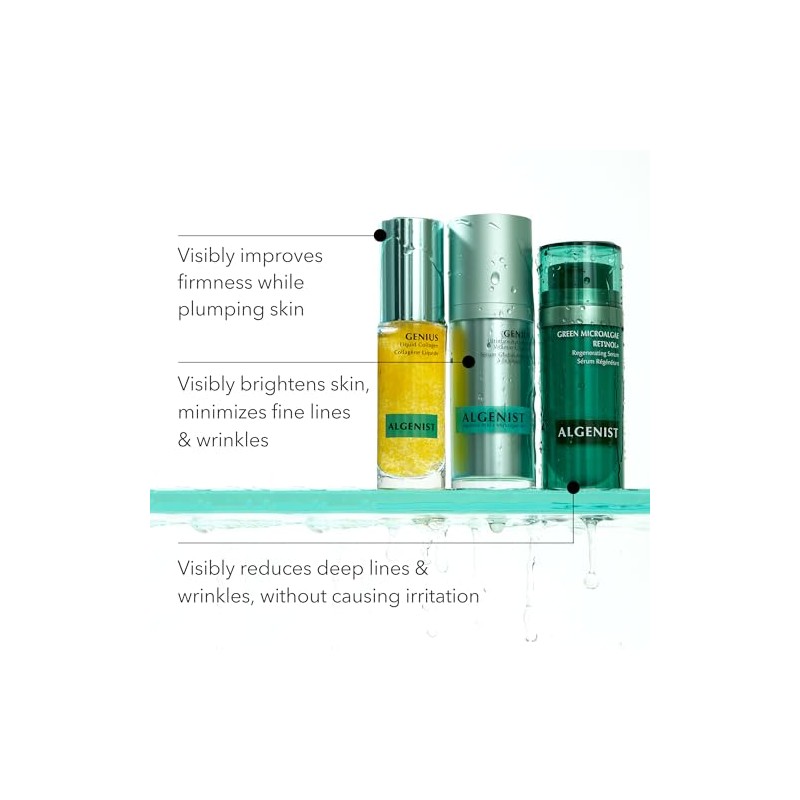 Green Microalgae Retinol Plus Regenerating Serum by Algenist for Women